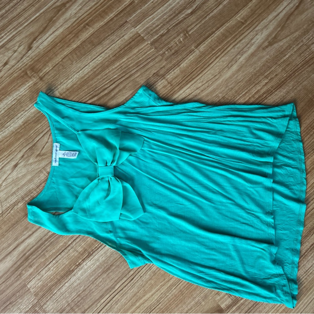 Ambiance Turquoise Bow Tank Top